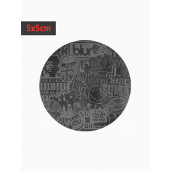 Sticker adhesivo redondo 5×5 cm